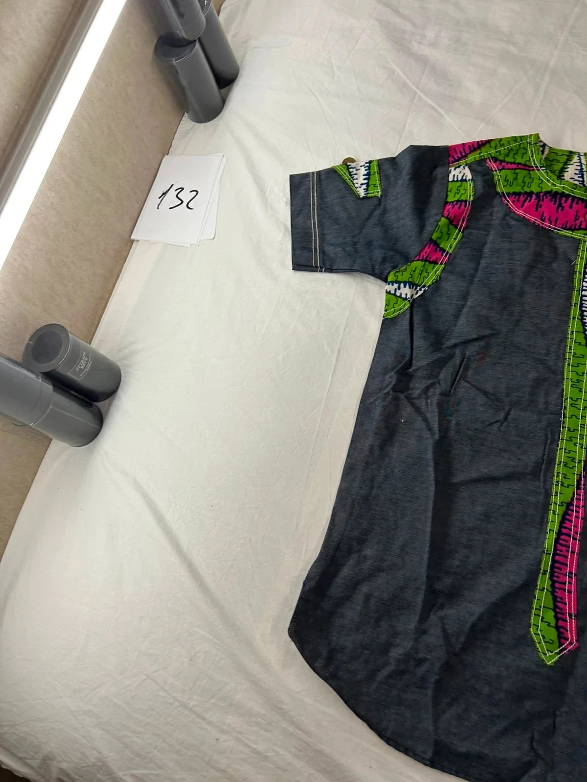 Vintange traditionele jurk met veelkleurige print – photo 3